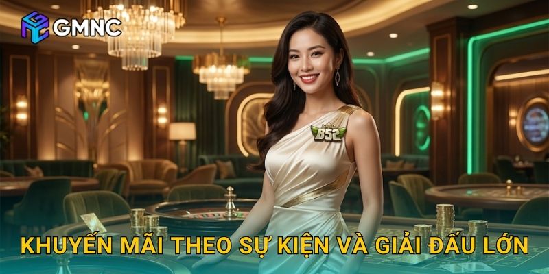 Khuyến mãi theo sự kiện và giải đấu lớn